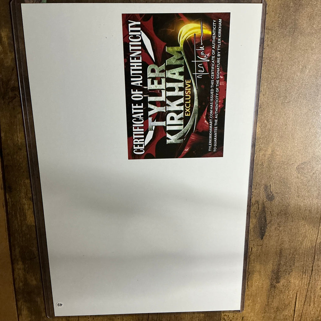 11x17 Batman who laughs / Joker print signed Tyler Kirkham print