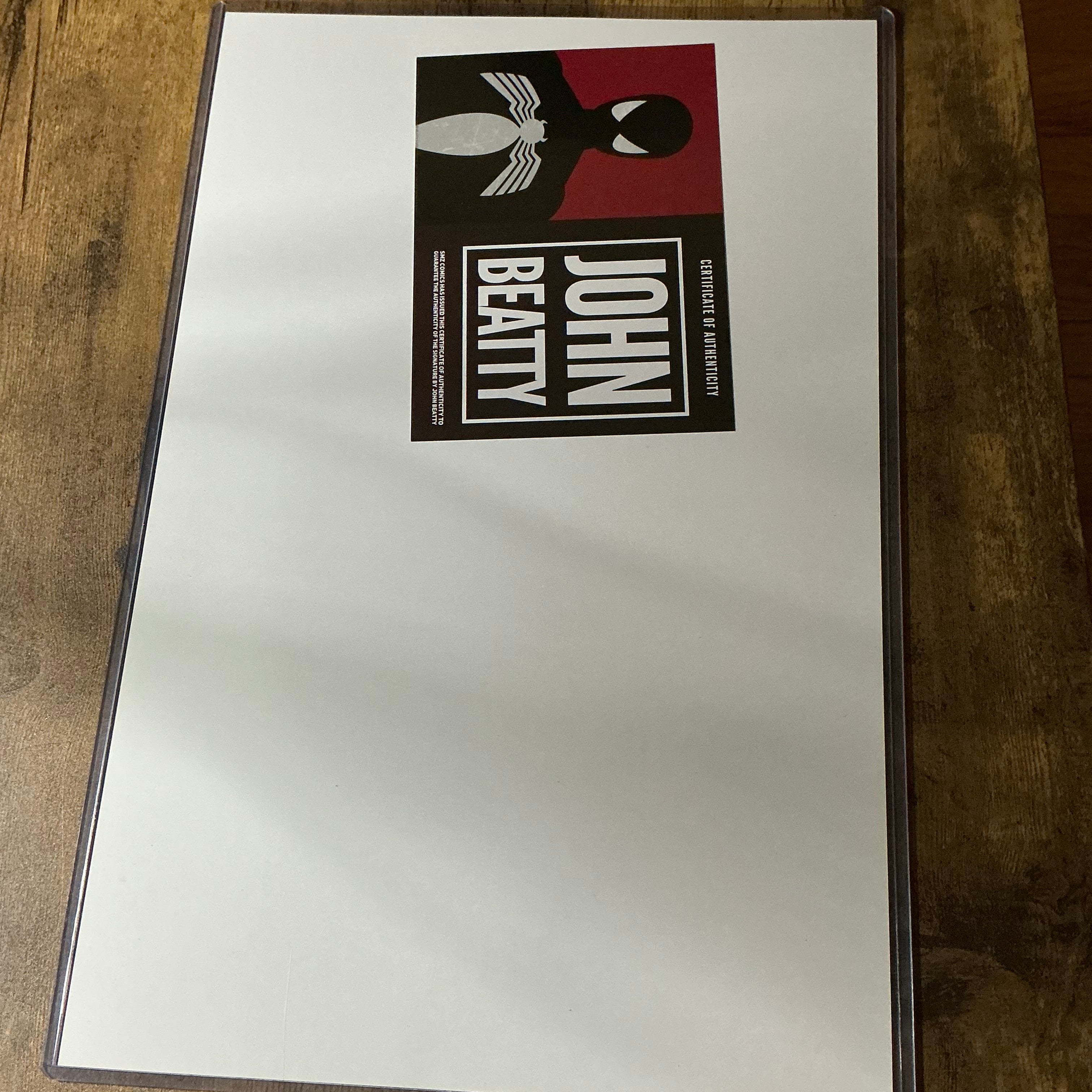 11x17 wolverine and captain America signed print