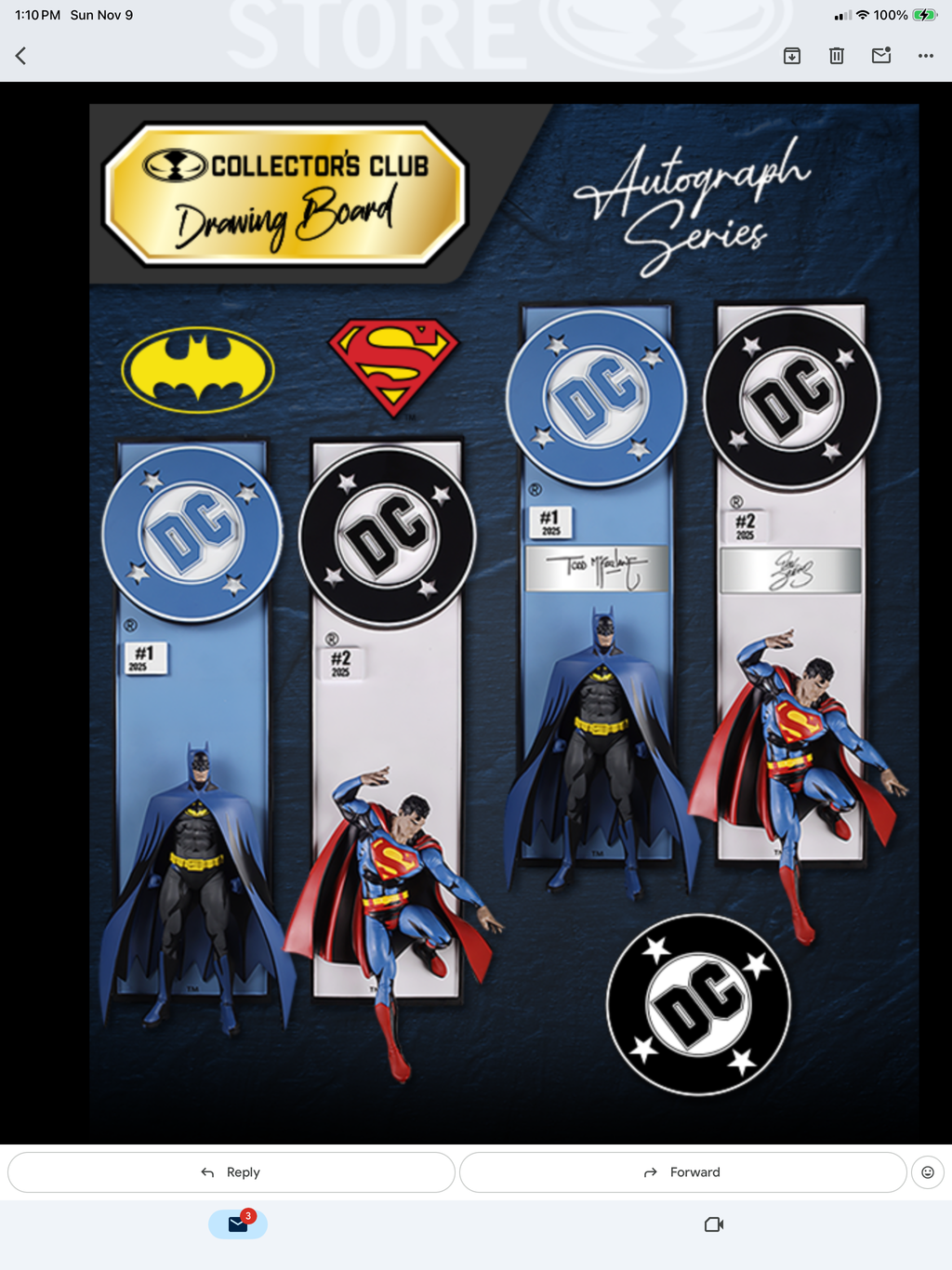 Signed Todd McFarland Batman Comic Book Corner Box Wall Art NM unopened Box