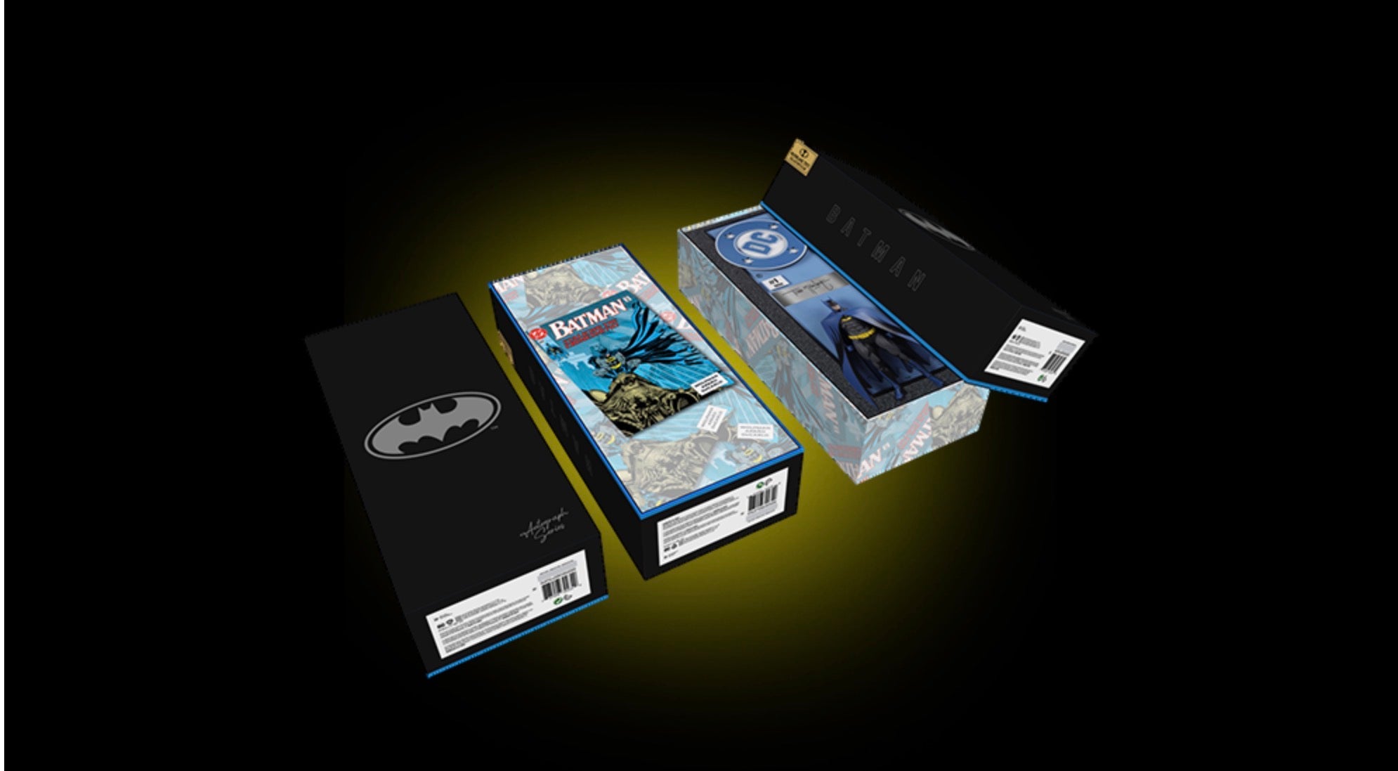 Signed Todd McFarland Batman Comic Book Corner Box Wall Art NM unopened Box