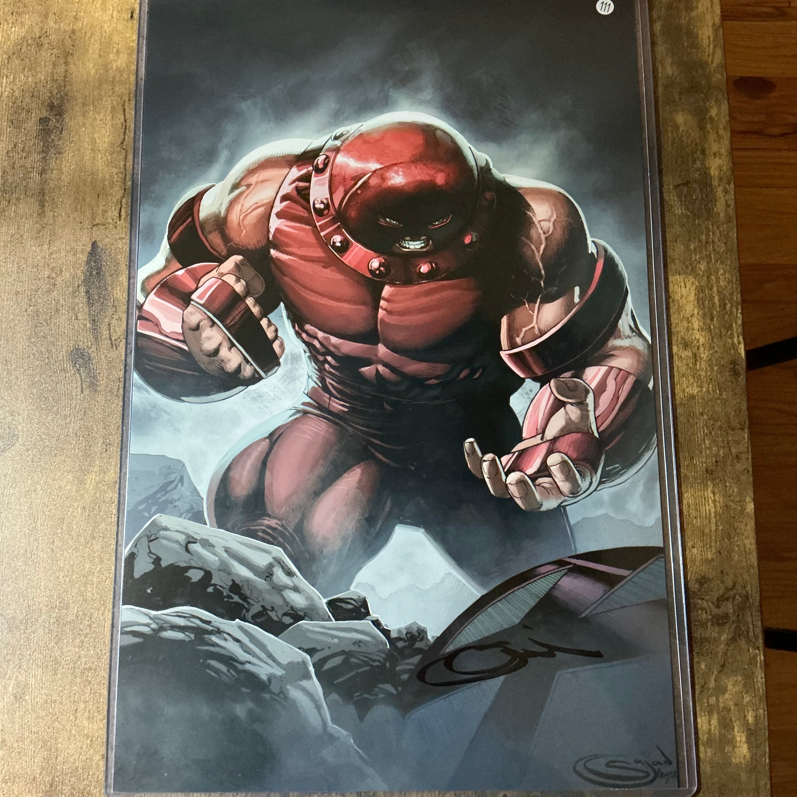 11x17 juggernaut signed print