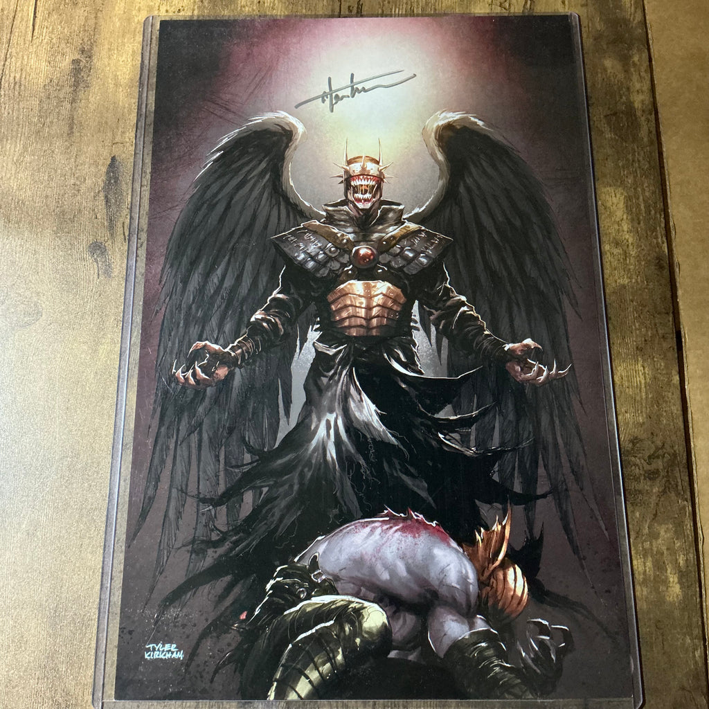 11x17 Batman who laughs signed Tyler Kirkham